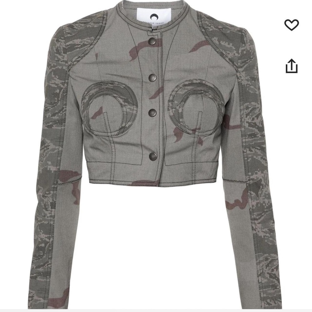 Marine Serre - Jacket Cropped